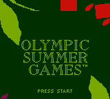 Olympic Summer Games screenshot 5 for GameBoy